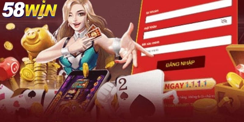 Bạn có thể đăng nhập 58WIN bằng tên người dùng và mật khẩu