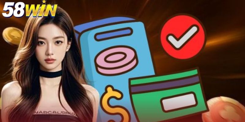 Nạp tiền 58WIN bằng ví điện tử là hình thức cực kỳ nhanh chóng